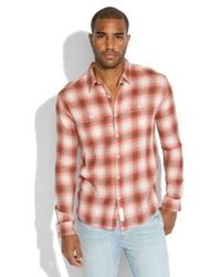 Lucky Brand California Fit Southwood Plaid 2 Pocket