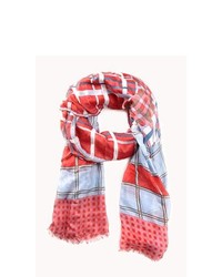 Forever 21 Rustic Mixed Plaid Scarf