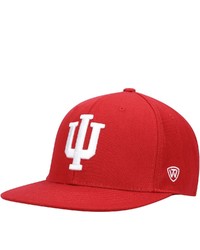 Top of the World Crimson Indiana Hoosiers Team Color Fitted Hat