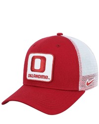 Nike Crimson Oklahoma Sooners Throwback Logo Classic 99 Trucker Adjustable Snapback Hat At Nordstrom