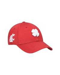 Black Clover Crimson Washington State Cougars Crazy Luck Memory Fit Flex Hat