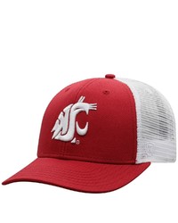 Top of the World Crimsonwhite Washington State Cougars Trucker Snapback Hat At Nordstrom