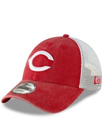 New Era Red Cincinnati Reds Cooperstown Collection 1869 Trucker 9forty Adjustable Hat At Nordstrom