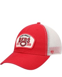 '47 Red Cincinnati Reds Penwald Clean Up Trucker Snapback Hat At Nordstrom