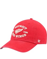 '47 Red Detroit Red Wings Brockman Clean Up Adjustable Hat At Nordstrom