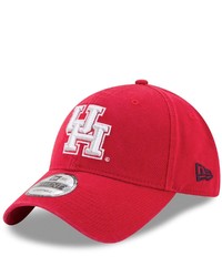 New Era Red Houston Cougars Team Core 9twenty Adjustable Hat