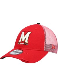 New Era Red Maryland Terrapins Rustic Trucker 9twenty Snapback Hat At Nordstrom