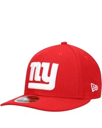 New Era Red New York Giants Omaha Low Profile 59fifty Fitted Hat