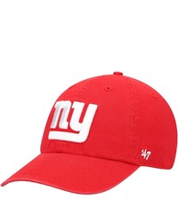 '47 Red New York Giants Secondary Clean Up Adjustable Hat At Nordstrom