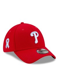 New Era Red Philadelphia Phillies 2021 Fathers Day 39thirty Flex Hat
