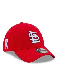 New Era Red St Louis Cardinals 2021 Fathers Day 39thirty Flex Hat