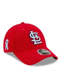 New Era Red St Louis Cardinals 2021 Fathers Day 9forty Adjustable Hat