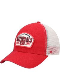 '47 Red Washington Nationals Penwald Clean Up Trucker Snapback Hat At Nordstrom