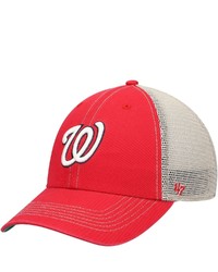 '47 Red Washington Nationals Trawler Clean Up Trucker Snapback Hat At Nordstrom
