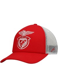 FAN INK Redwhite Benfica Fog Trucker Snapback Hat At Nordstrom