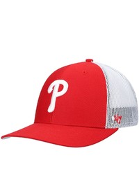 '47 Redwhite Philadelphia Phillies Primary Logo Trucker Snapback Hat At Nordstrom