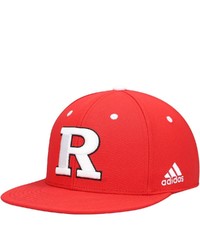 adidas Scarlet Rutgers Scarlet Knights On Field Baseball Fitted Hat