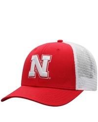 Top of the World Scarletwhite Nebraska Huskers Trucker Snapback Hat At Nordstrom