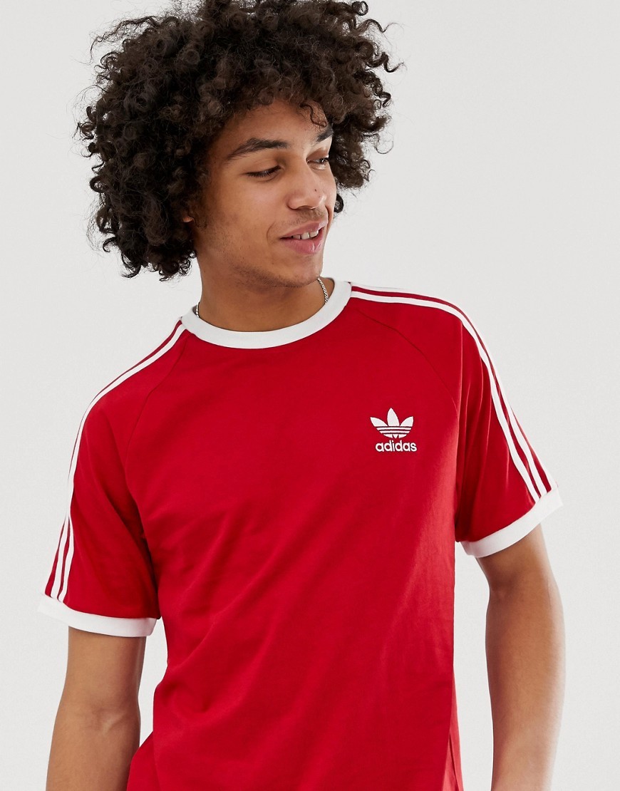 Originals 3 Stripe Shirt Red $28 | | Lookastic