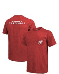Majestic Threads Arizona Cardinals Tri Blend Pocket T Shirt