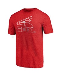 FANATICS Branded Heathered Red Chicago White Sox Sport Resort T Shirt