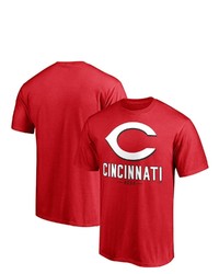 FANATICS Branded Red Cincinnati Reds Big Tall Primary Wordmark T Shirt