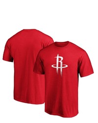 FANATICS Branded Red Houston Rockets Primary Team Logo T Shirt