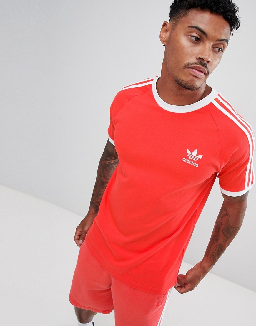 adidas Originals California T Shirt In Red Dv2552, $18 Asos | Lookastic