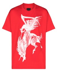 Givenchy Crewneck Graphic Print T Shirt