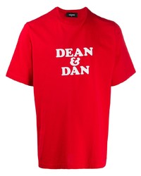 DSQUARED2 Dean Dan Print T Shirt