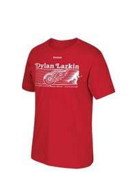 Reebok Dylan Larkin Red Detroit Red Wings All Star Skater Record T Shirt