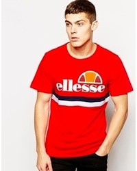 Ellesse T Shirt With Chest Stripe Red