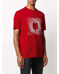 Z Zegna Geometric Logo Print T Shirt