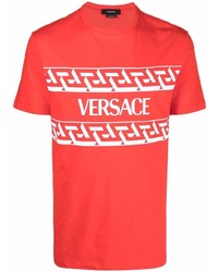 Versace Greca Key Print T Shirt