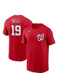Nike Josh Bell Red Washington Nationals Name Number T Shirt At Nordstrom