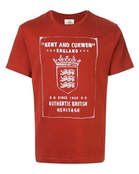Kent & Curwen Lions Print T Shirt