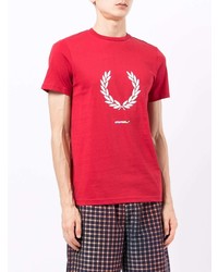 Fred Perry Logo Crew Neck T Shirt