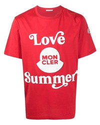 Moncler Love Summer Short Sleeve T Shirt