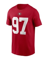 Nike Nick Bosa Black San Francisco 49ers Name Number T Shirt