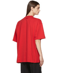 Vetements Red Crystal Logo T Shirt