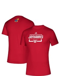 adidas Red Kansas Jayhawks Fastboard Creator T Shirt At Nordstrom