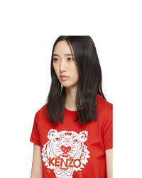 Kenzo Red Limited Edition Chinese New Year Classic Tiger T Shirt