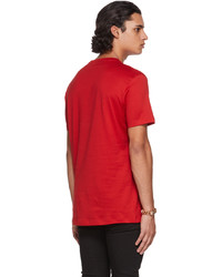 Versace Red Logo T Shirt