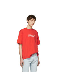 Unravel Red Vintage J Skate T Shirt