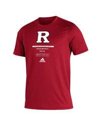 adidas Scarlet Rutgers Scarlet Knights Sideline Locker Tag Creator Roready T Shirt