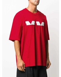 Maison Margiela Spliced Mm Logo T Shirt