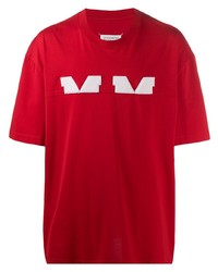 Maison Margiela Spliced Mm Logo T Shirt