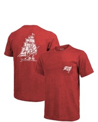 Majestic Threads Tampa Bay Buccaneers Tri Blend Pocket T Shirt