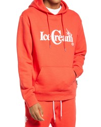 Icecream Max Logo Hoodie In Tomato At Nordstrom