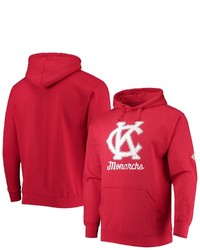 STITCHES Red Kansas City Monarchs Negro League Logo Pullover Hoodie At Nordstrom